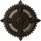 Ekena Millwork Haylynn Ceiling Medallion (Canopies up to 1 1/4"), 29 1/8"OD x 1 1/4"ID x 4"P, Stone Hearth Crackle CM29HYSHC - alternate 1